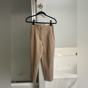 Khaki zara trousers